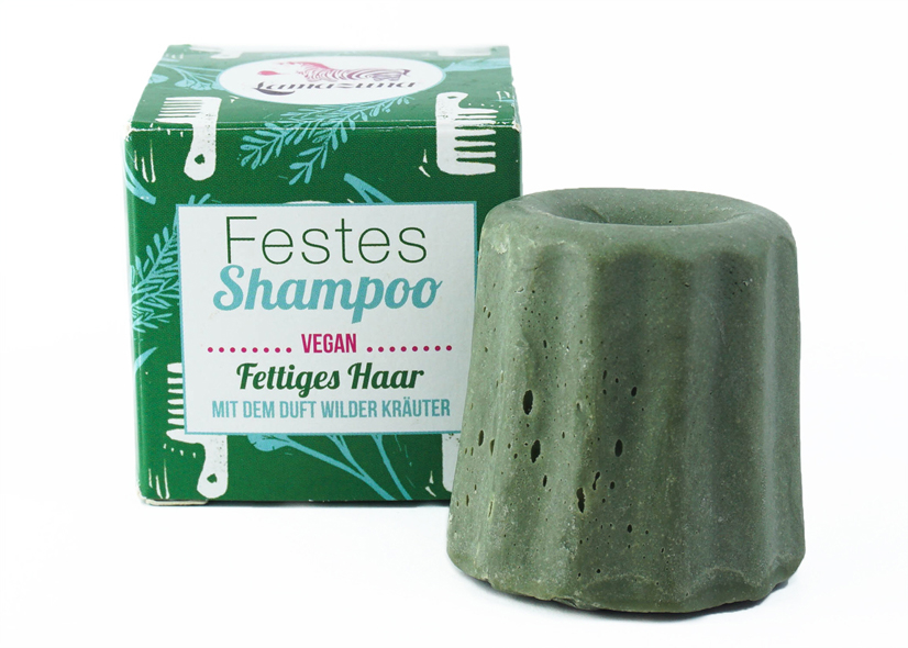 Festes Shampoo Wilde Kräuter - für fettiges Haar