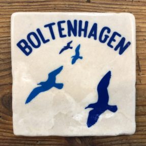 Henri Banks - Marmorfliese "Boltenhagen Möwe"