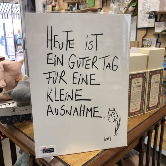 eDITION GUTE GEISTER - Kunstdruck "Kleine Ausnahme"
