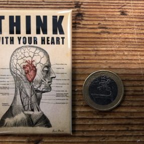 Henri Banks - Minimagnet - "THINK WITH YOUR HEART"