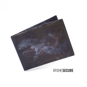 Paprcuts - Portemonnaie RFID "Galactic Whale"