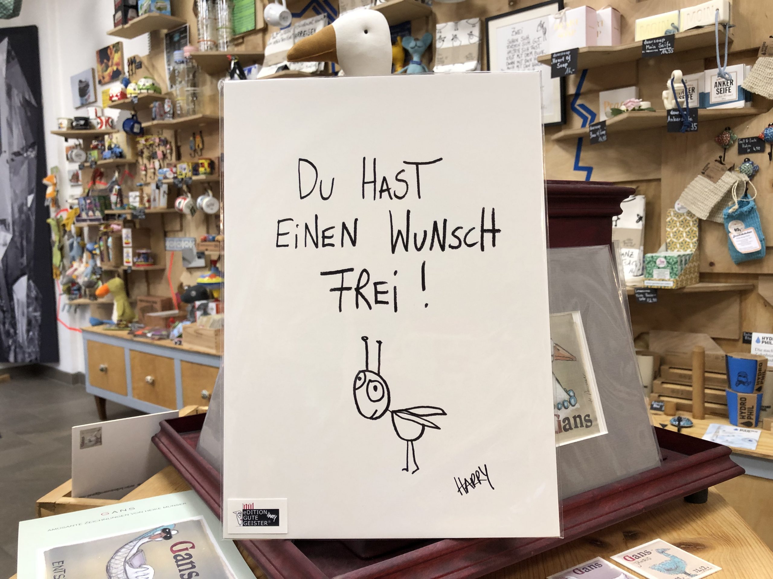 eDITION GUTE GEISTER - Kunstdruck "Wunsch frei"