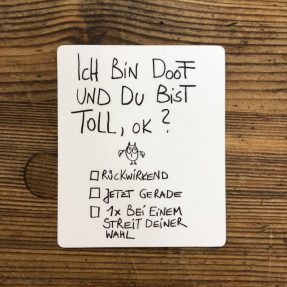 eDITION GUTE GEISTER – Magnet "Doof und toll"