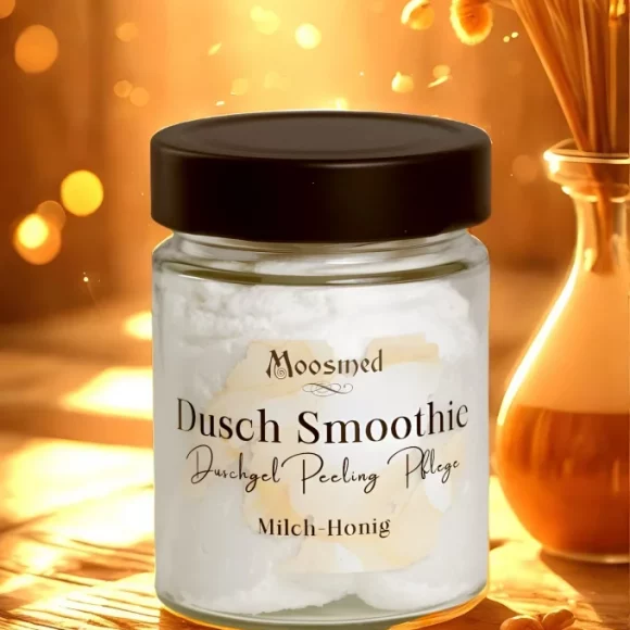 Moosmed Seifenmanufaktur - Dusch-Smoothie 200g - "Milk & Honey"