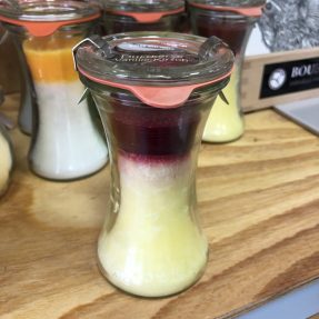 Kerze Duftglas "Vanille-Kirsch"