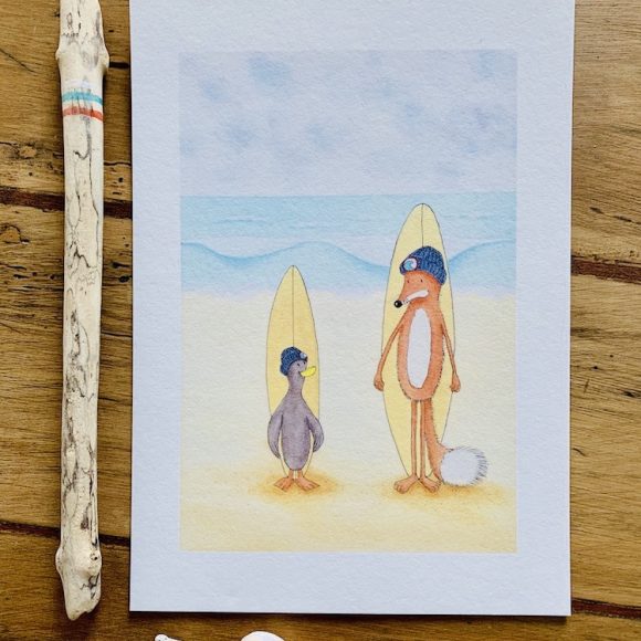 Nadine-Roeder-Illustration-Surfing-Animals-Club-Philippe-and-Gaston