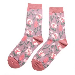 Damen-Socken - Bamboo "Botany lilac", Größe: 36 - 41