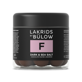 Lakrids by Bülow - F - "Dark & Sea Salt" Small 125g