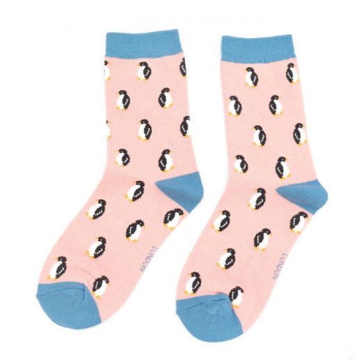 ladies_socks_-_little_penguins_-sks257_dusky_pink