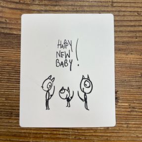 eDITION GUTE GEISTER – Magnet - "happy new baby"