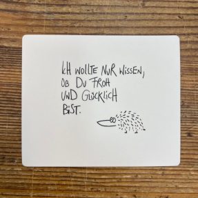 eDITION GUTE GEISTER – Magnet - "froh und glücklich"