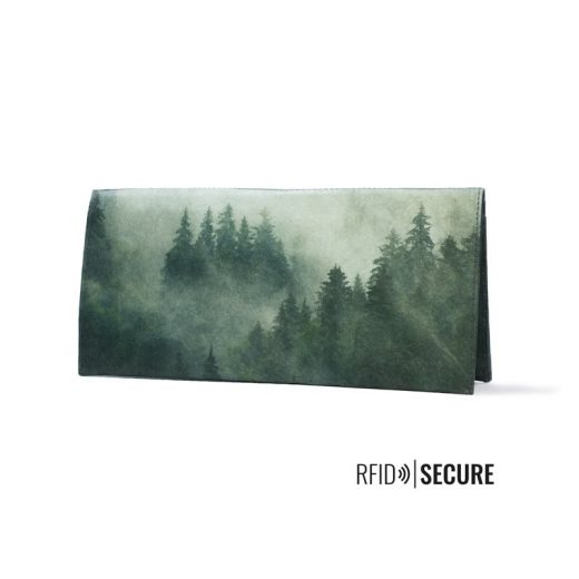 PPC_Clutch_Wallet_FoggyMorning_standing_front_logo