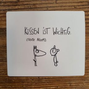 eDITION GUTE GEISTER – Magnet -"Küssen ist wichtig"