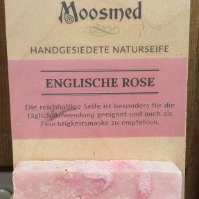 Moosmed Seifenmanufaktur - Naturseife handgesiedet - Englische Rose