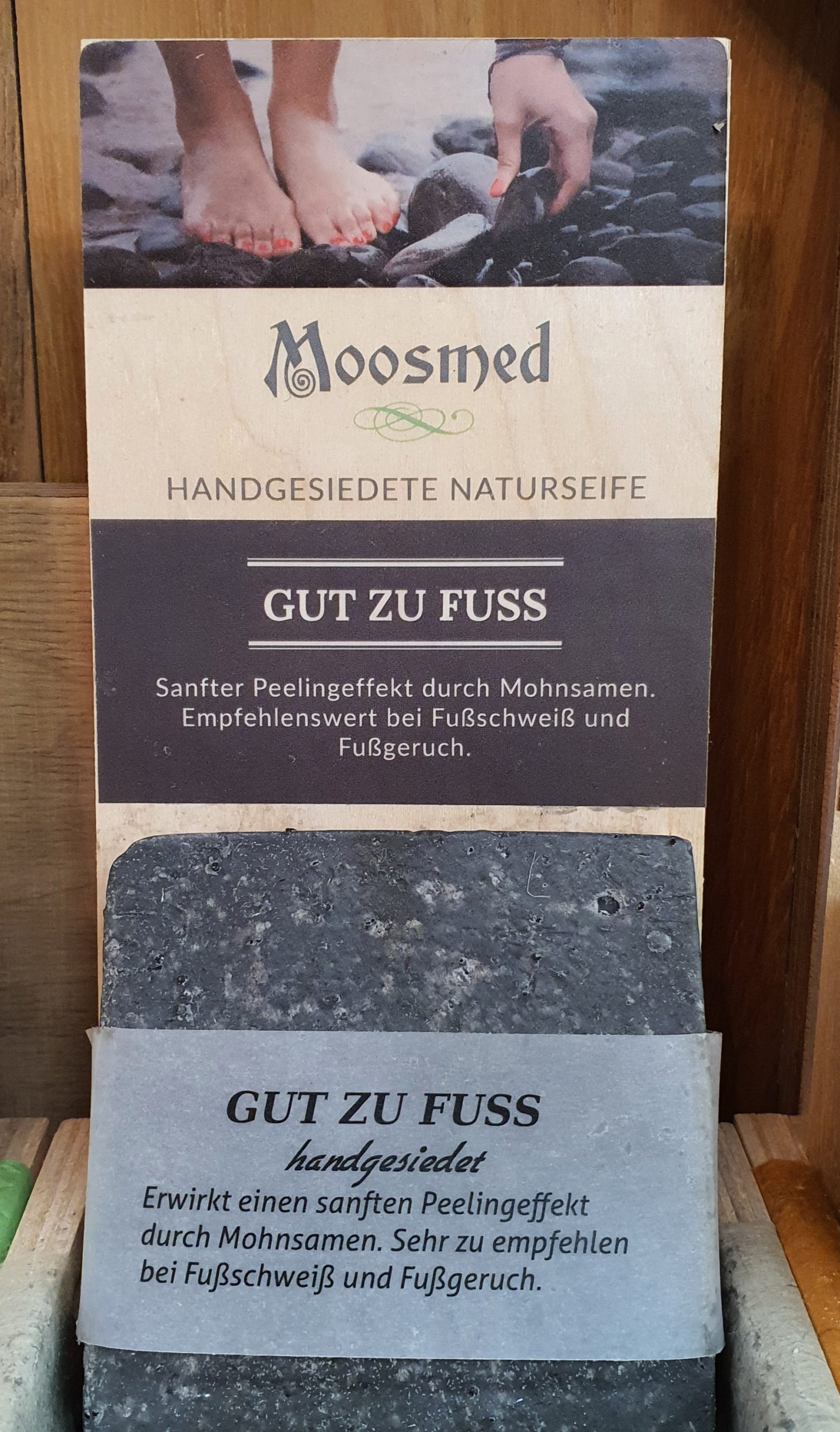 Moosmed Seifenmanufaktur - Naturseife handgesiedet - Gut zu Fuss