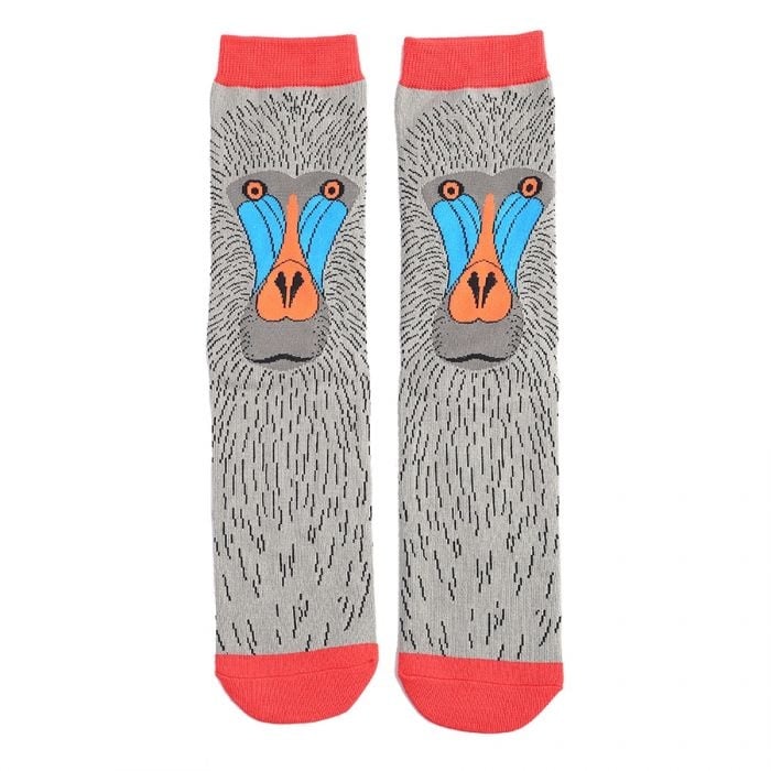 Männer-Socken - Bamboo "Baboon, grey", Größe: 40 - 46