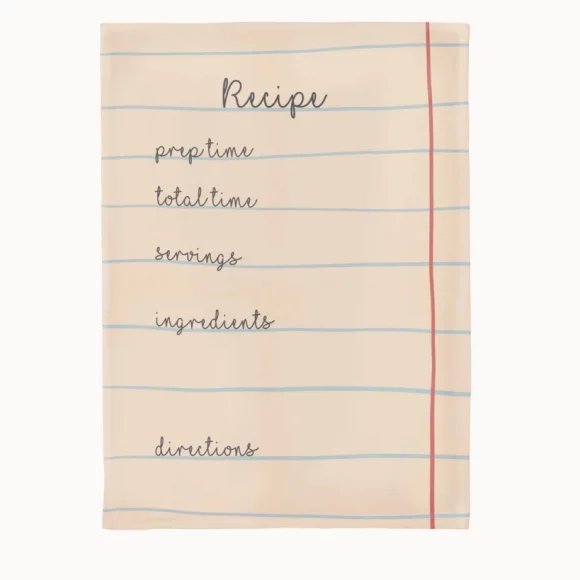 chic.mic - Küchenhandtuch - recipe