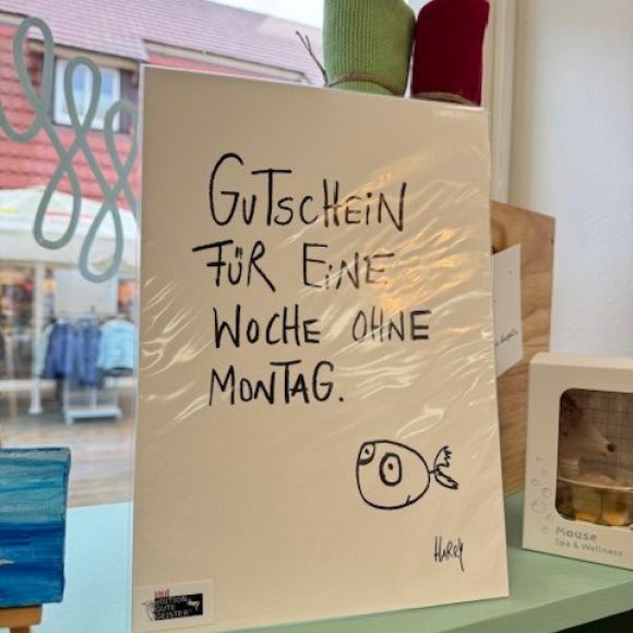 eDITION GUTE GEISTER - Kunstdruck "Montagsgutschein"