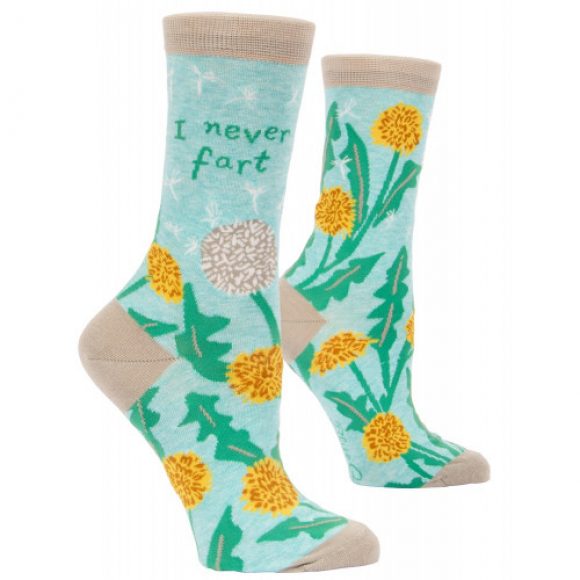 Blue Q Socken - Damen "I never Fart", Größe: 36 - 41