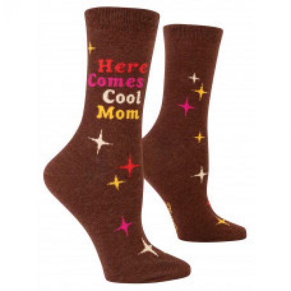 Blue Q Socken - Damen "Here Comes cool mom" Größe: 36 - 41