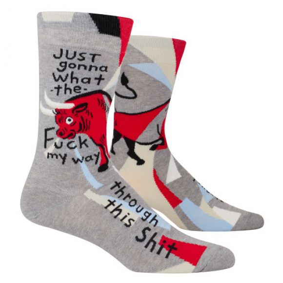 Blue Q Socken - Herren "WTF my Way" Größe 40-46