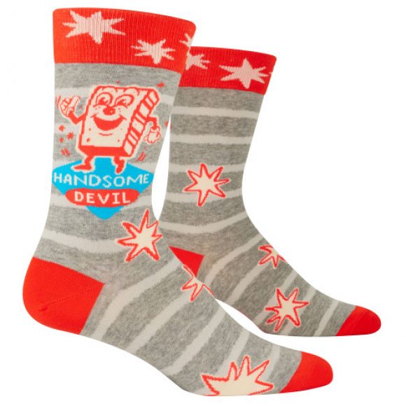 Blue Q Socken - Herren "Handsome Devil" Größe 40-46