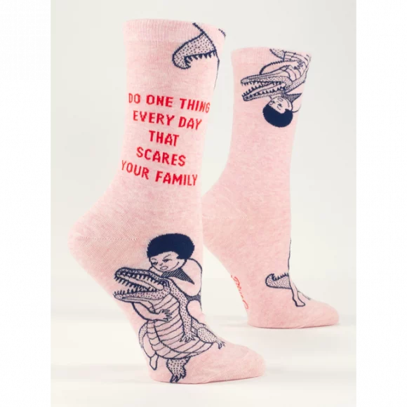 Blue Q Socken - Damen "Scares Your Family" Größe: 36 - 41