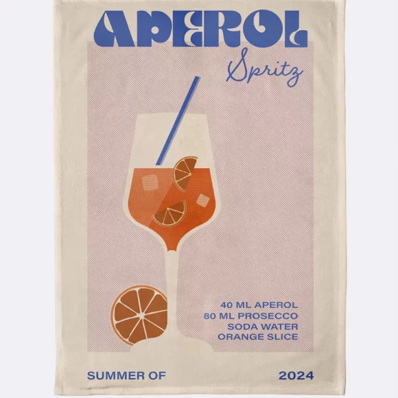 chic.mic - Küchenhandtuch - "Aperol"