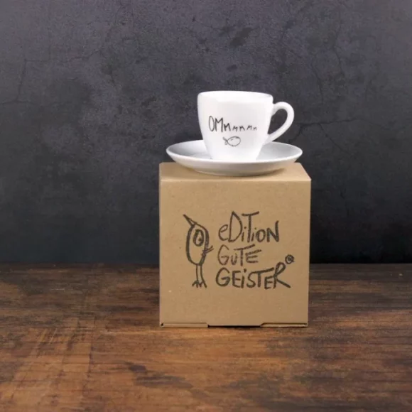 eDITION GUTE GEISTER - Espressotasse - "Ommm"