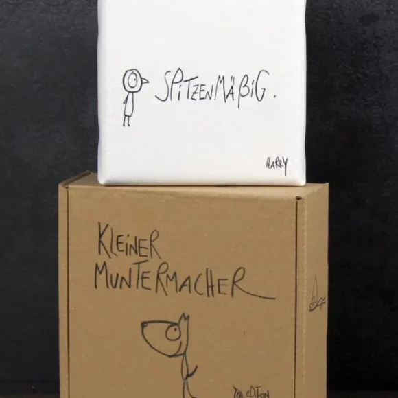 eDITION GUTE GEISTER - NEU! Bild "Spitzenmäßig" - Serie "Kleine Muntermacher"