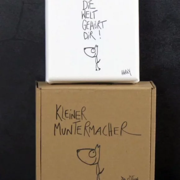 eDITION GUTE GEISTER - NEU! Bild "Die Welt gehört dir!" - Serie "Kleine Muntermacher"