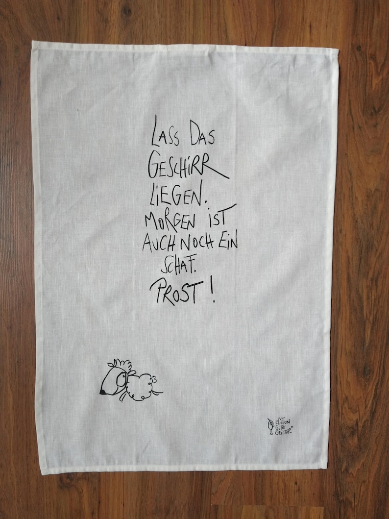 eDITION GUTE GEISTER - Geschirrtuch - "Feierlaune"