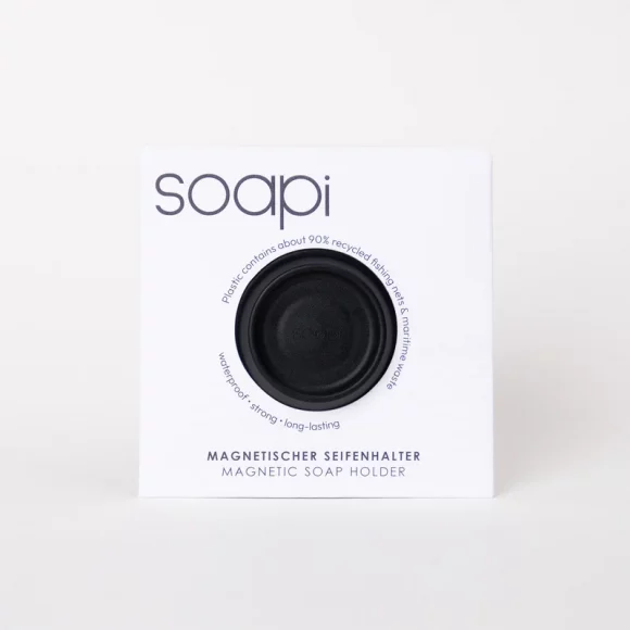 Soapi - Magnetseifenhalter, Schwarz