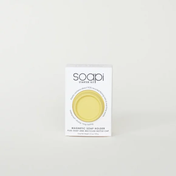 Soapi - Starter Kit, Gelb - Magnetseifenhalter