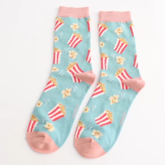 Damen-Socken - Bamboo "Popcorn, Duck Egg", Größe: 36 - 41