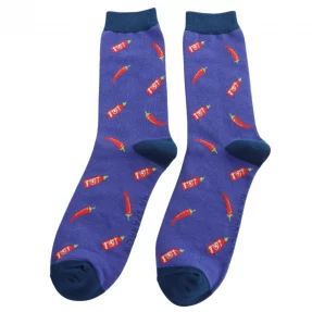 Männer-Socken - Bamboo  "Something Spicy, Royal", Größe: 40 - 46