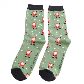 Männer-Socken - Bamboo "Jolly Santa", Größe: 40 - 46