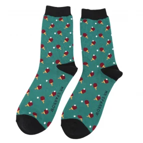 Männer-Socken - Bamboo "Ping Pong, Green", Größe: 40 - 46