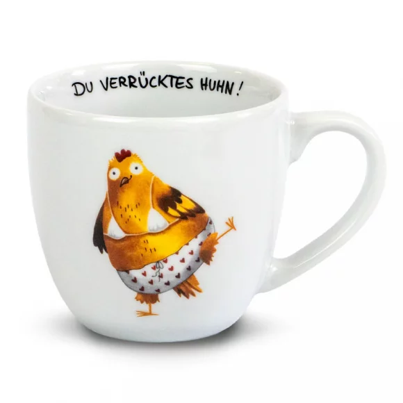 Voswald - Tasse "Du verrücktes Huhn"
