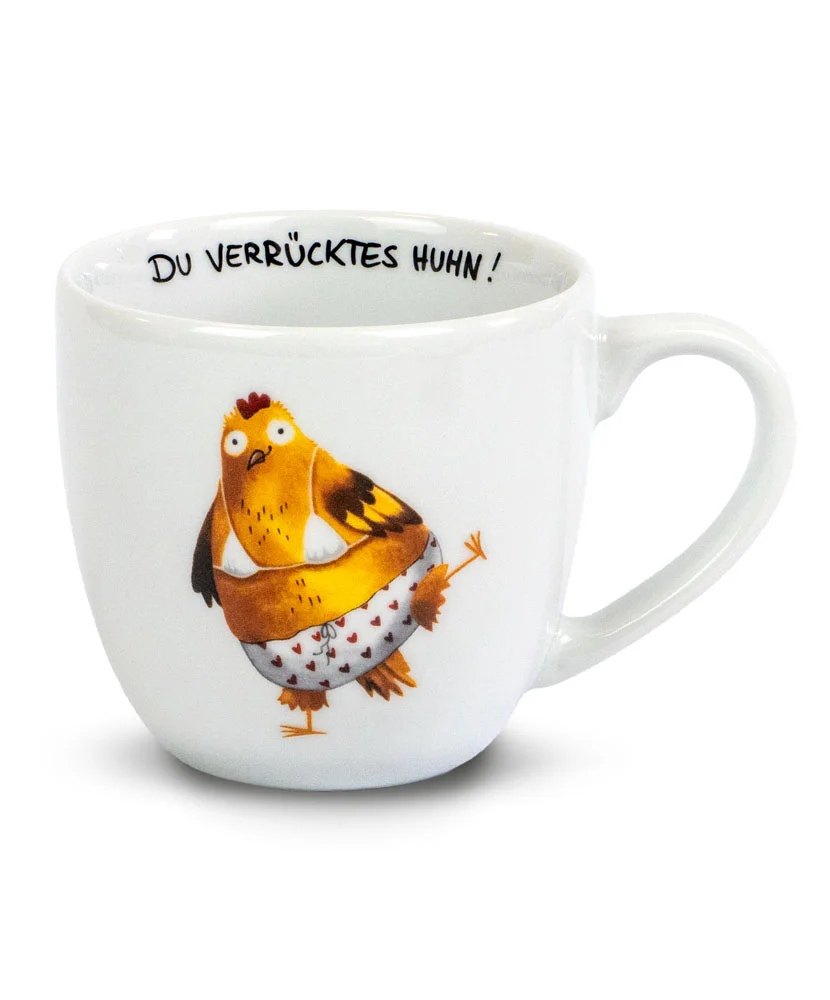 Voswald - Tasse "Du verrücktes Huhn"