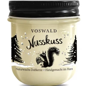 Voswald - Duftkerze "Nusskuss" (Nuss)
