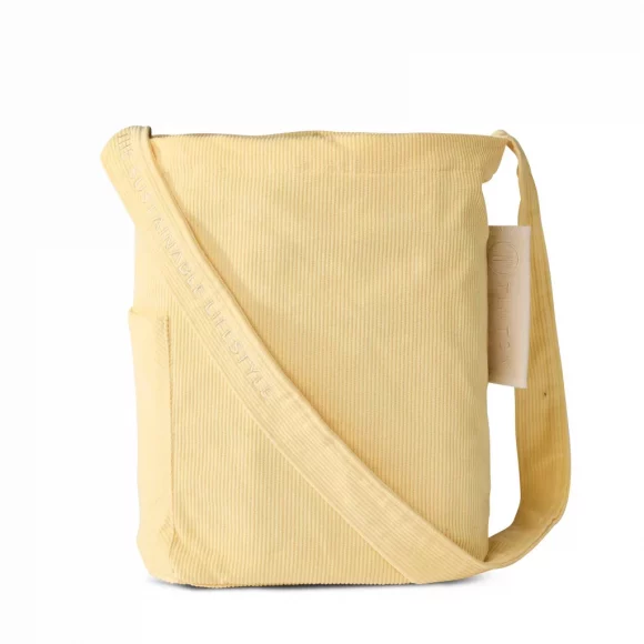Tintok-GOTS Mati Cord - Tasche "pastel yellow"