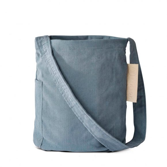 Tintok-GOTS Mati Cord - Tasche "ashley blue"