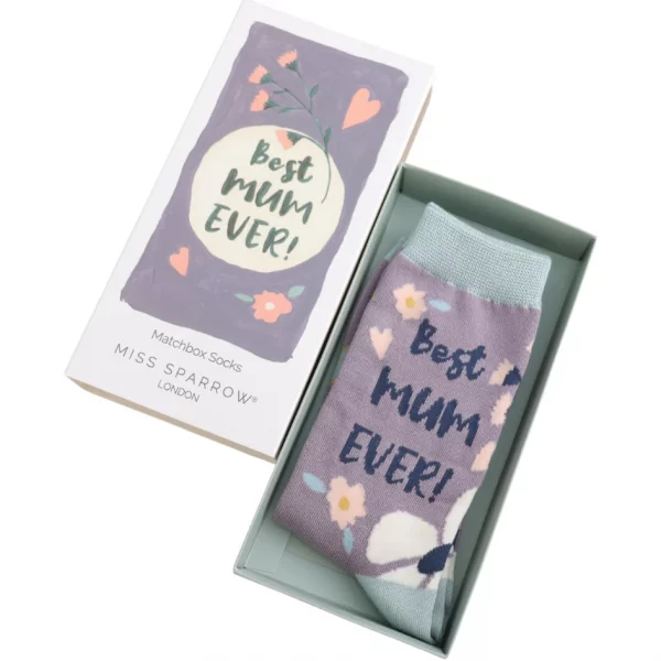 miss-sparrow-damen-socken-matchbox-best-mum-ever