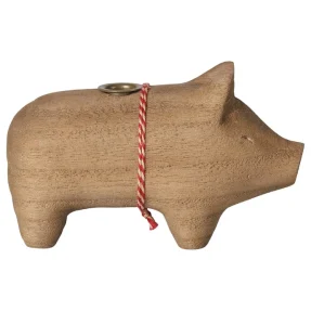 Maileg - "Holzschwein, klein - natur"