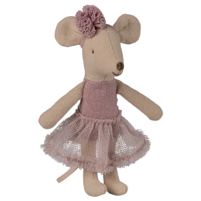 Maileg - "Ballerina Maus, Kleine Schwester, Heather"