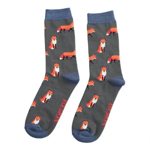 maenner-socken-bamboo-foxes-charcoal