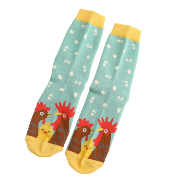 socken-bamboo-chicken-family-green